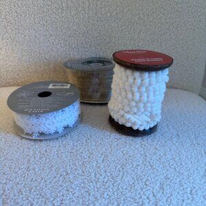 Bundle of 3 Winter Ribbons